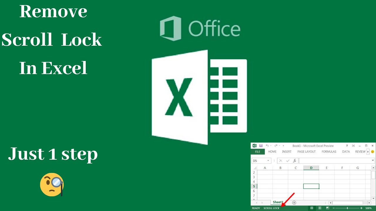 how to turn off scroll lock in excel windows 10 lenovo